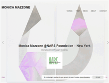 Tablet Screenshot of monicamazzone.com